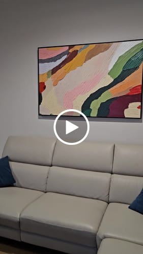 Customer review photo for Colorful Painting #CA069