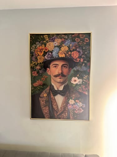 Customer photo review of Victorian Gentleman No3 Print