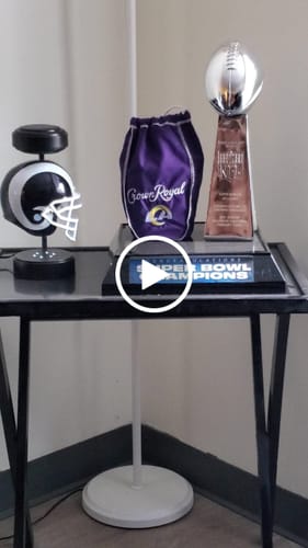 Customer video review of Crown Royal Fine De Luxe Whiskey (LA Rams 2022 Limited Edition)