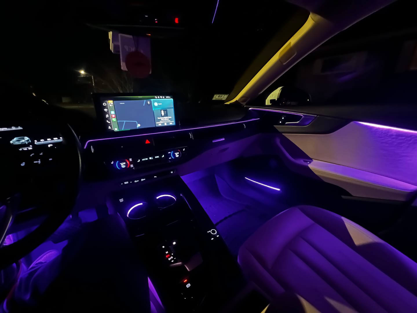 Customer photo review of B9/B9.5 Dashboard Ambient Lighting