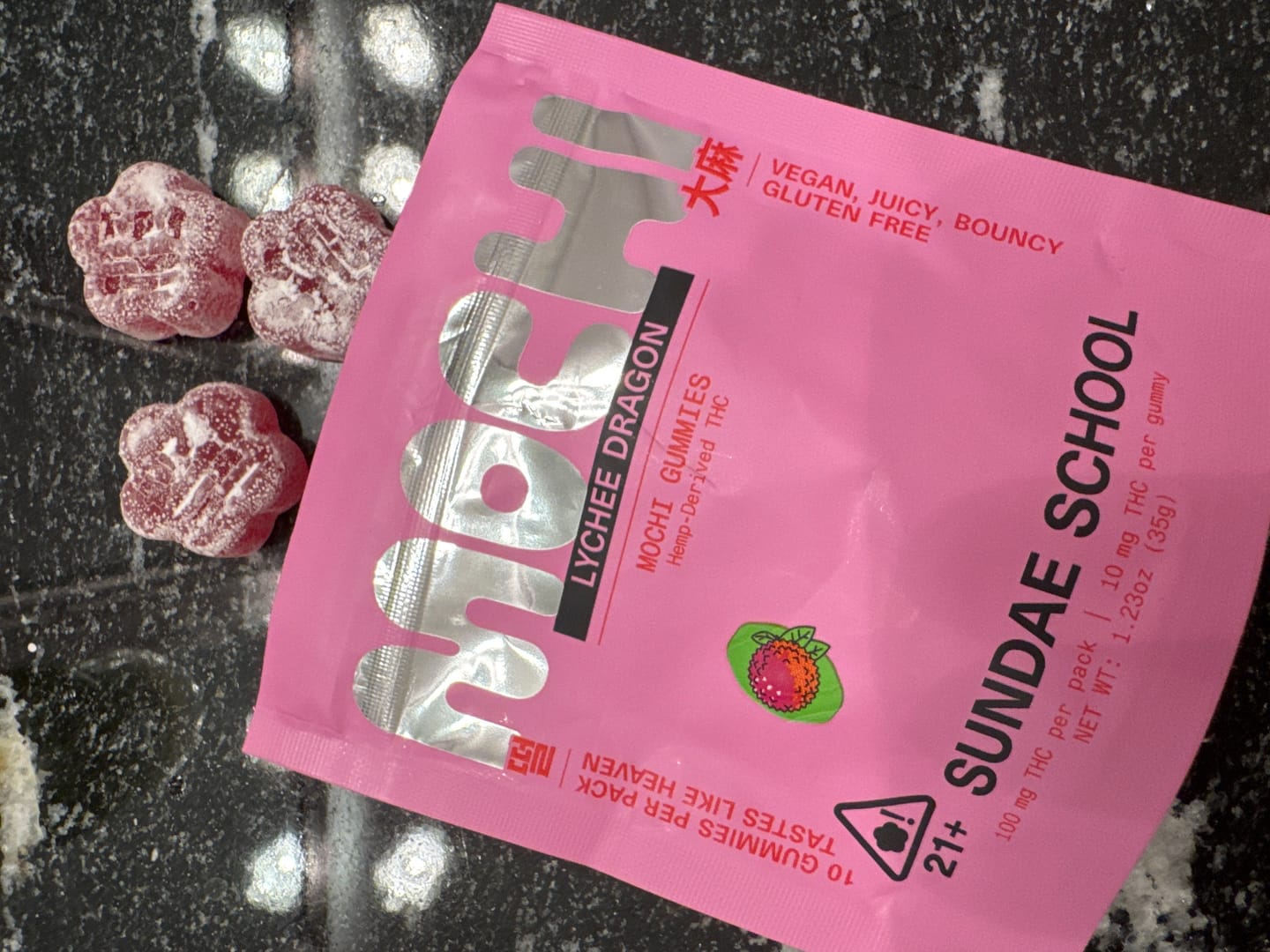 Customer photo review of Lychee Dragon (10mg) Mini