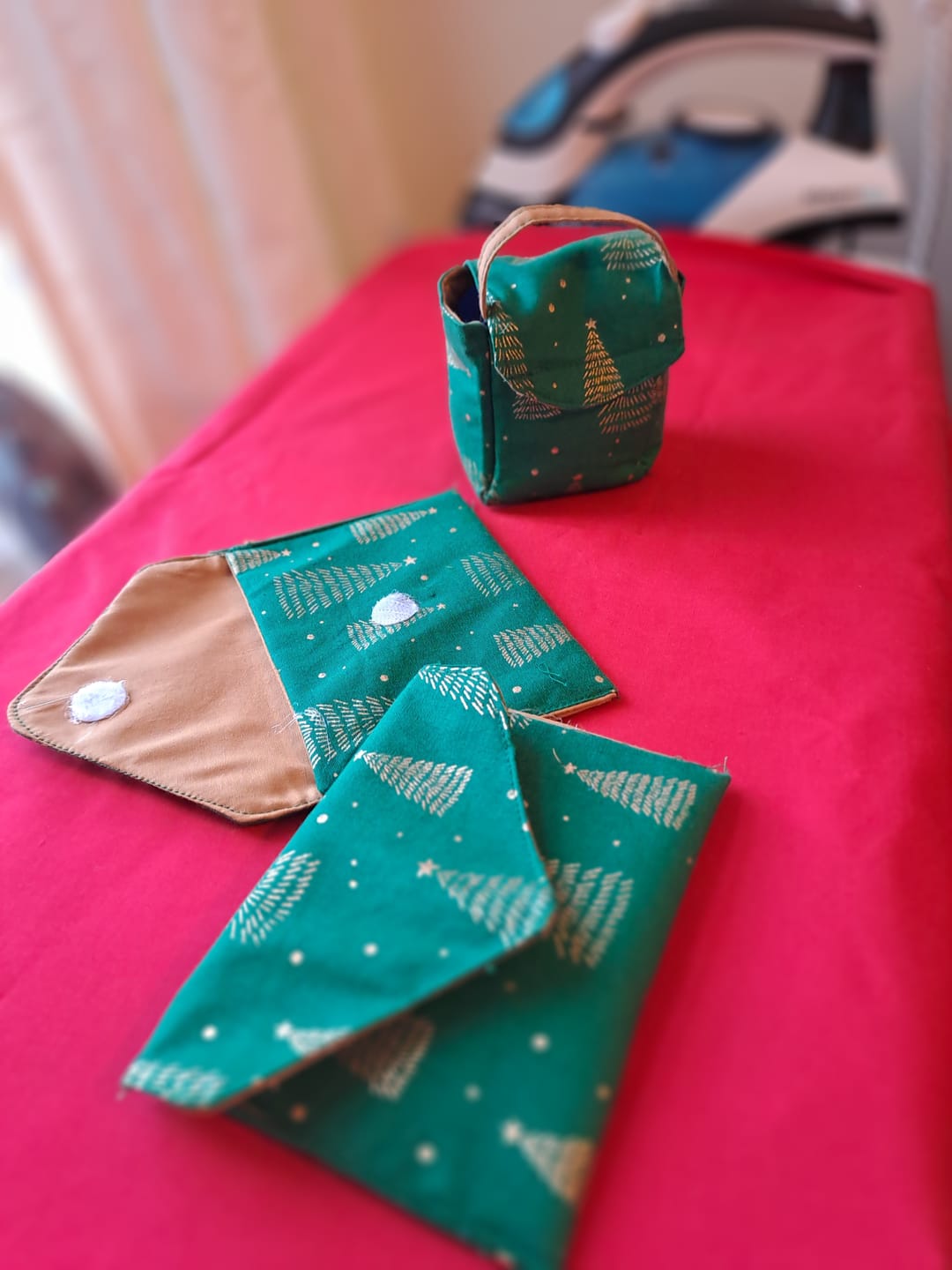 Customer photo review of Premium Plain Polycotton Fabric, 60° Washable, 45"- 20 Colours Available