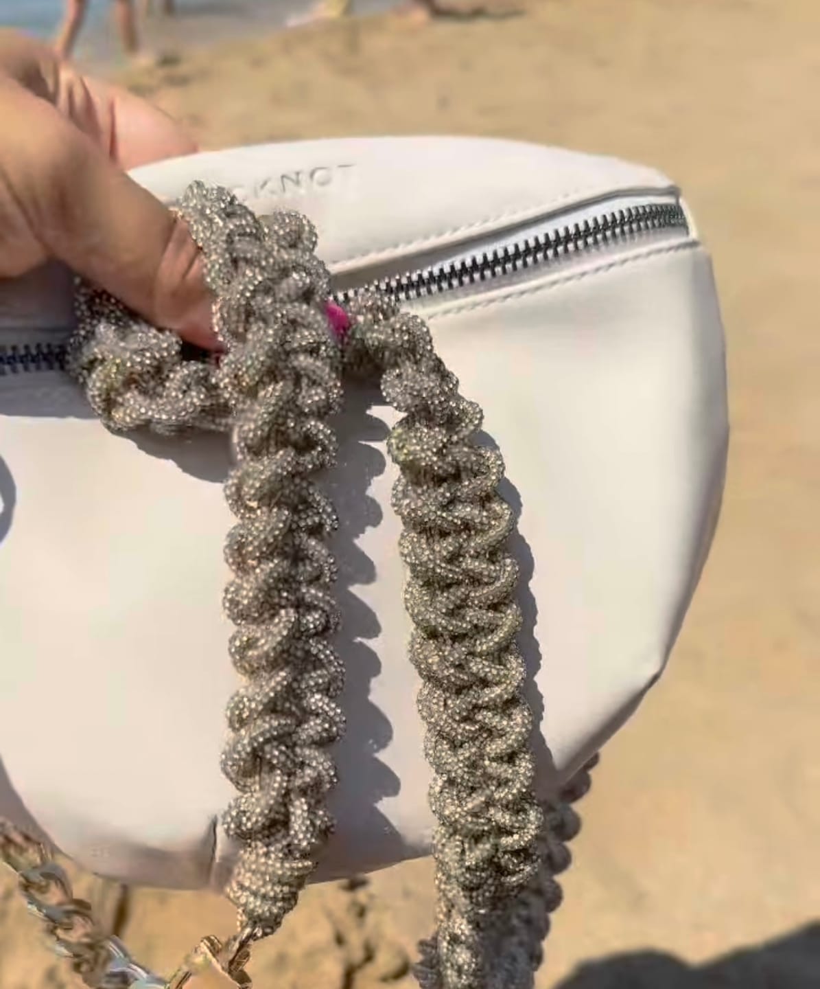 Customer photo review of Infinity Belt Bag - Off White