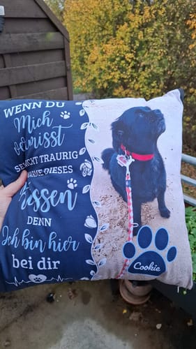 Customer photo review of Seelentröster - Individuelles Kissen