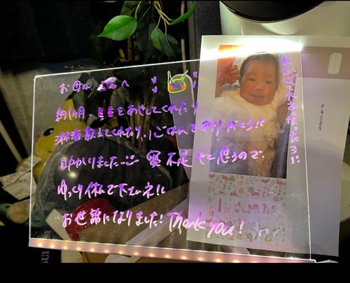 LEDお絵描きボードに関するお客様の写真付きレビュー