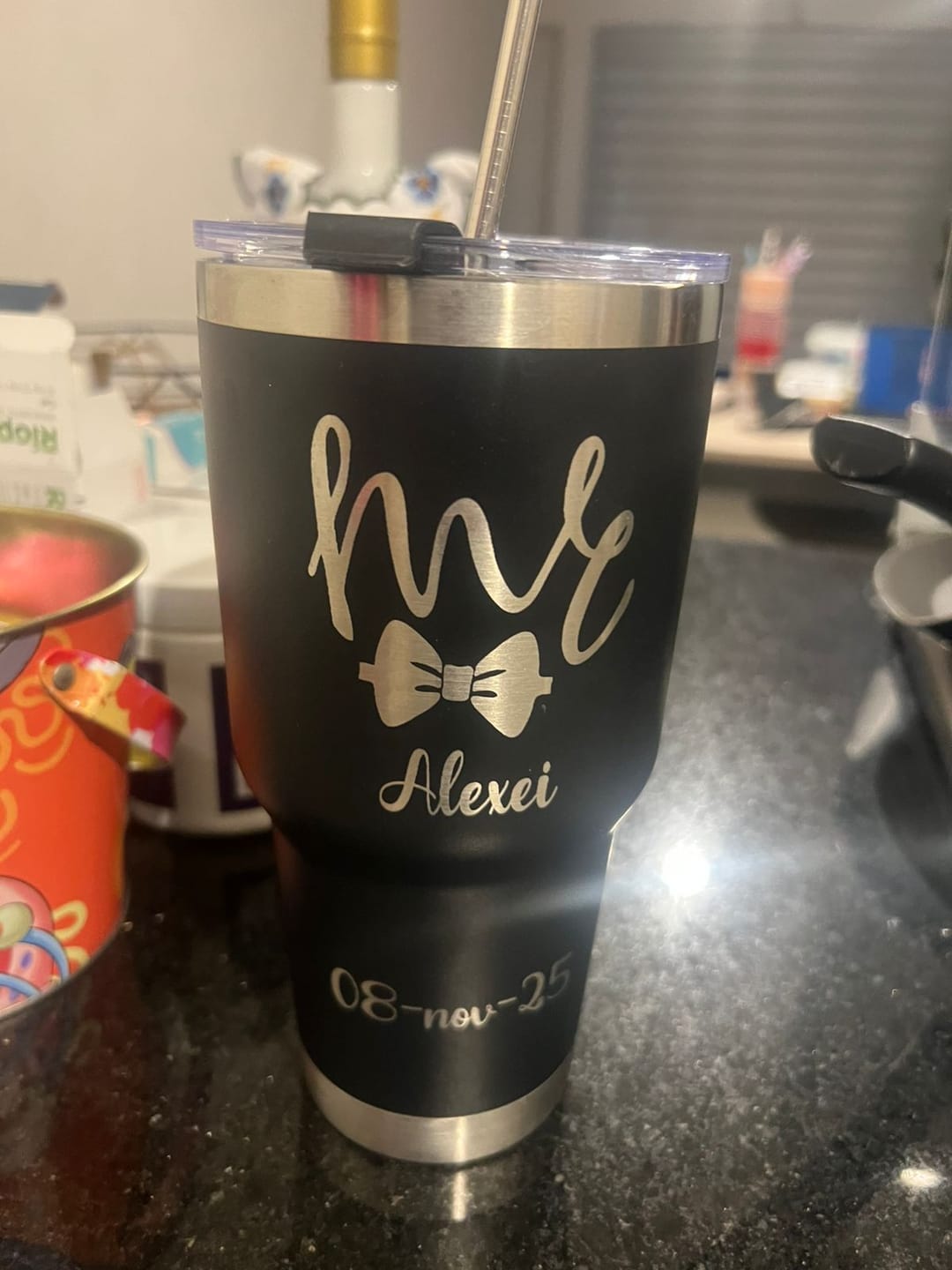 Customer photo review of Termo 30 oz - Personalizar