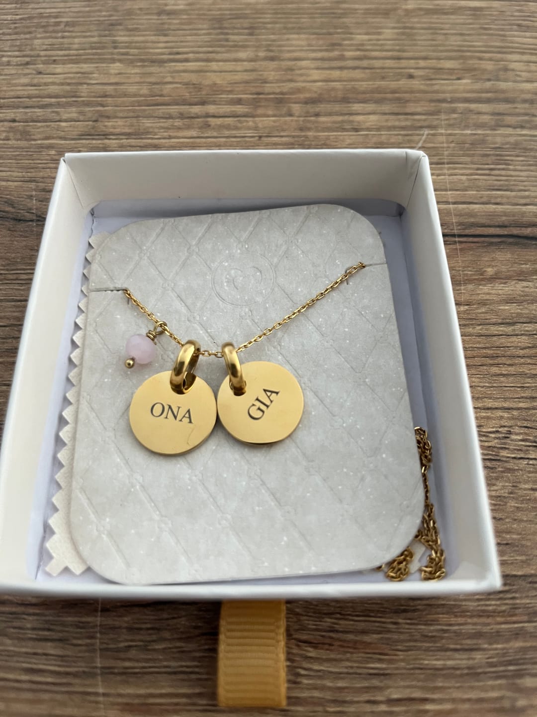 Customer photo review of Collar Pacto - Personalizado