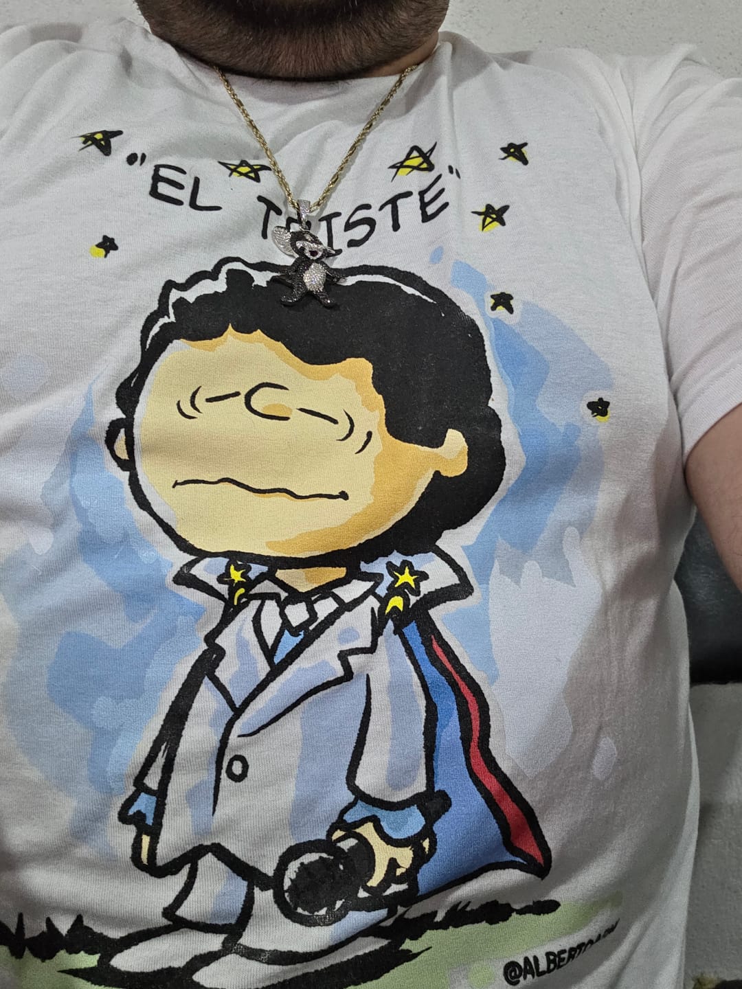 Customer photo review of El Triste - Playera CABALLERO