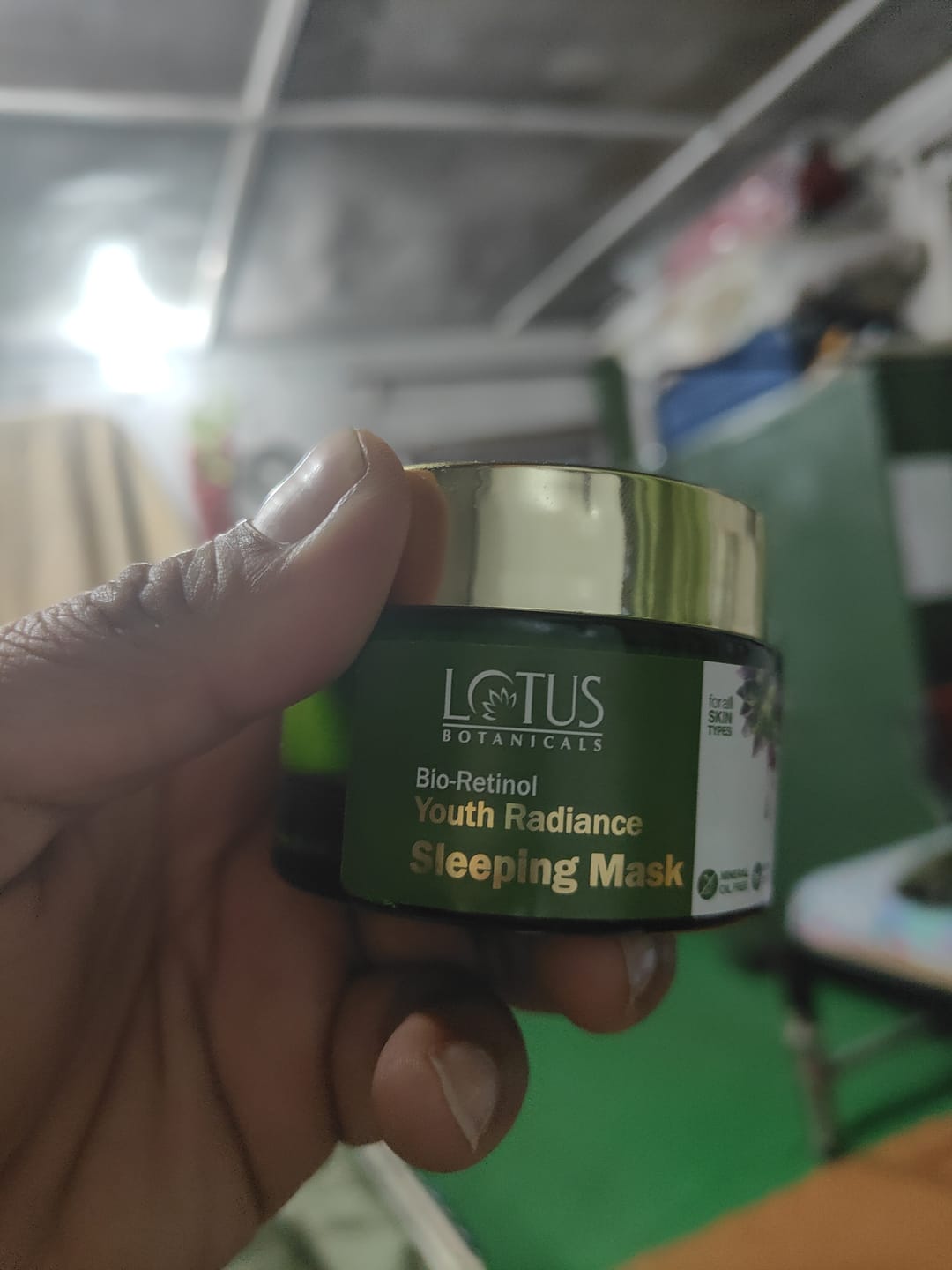 Customer photo review of Bio-Retinol Youth Radiance Sleeping Mask (Night Crème)