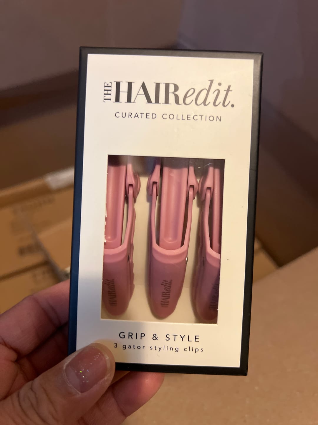 Customer photo review of The Hair Edit Grip & Style 3 Gator Styling Clips (72 Pcs Lot)