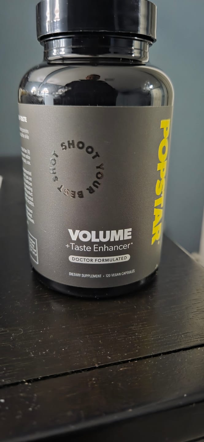 Customer photo review of Popstar Volume + Taste | 1 Month
