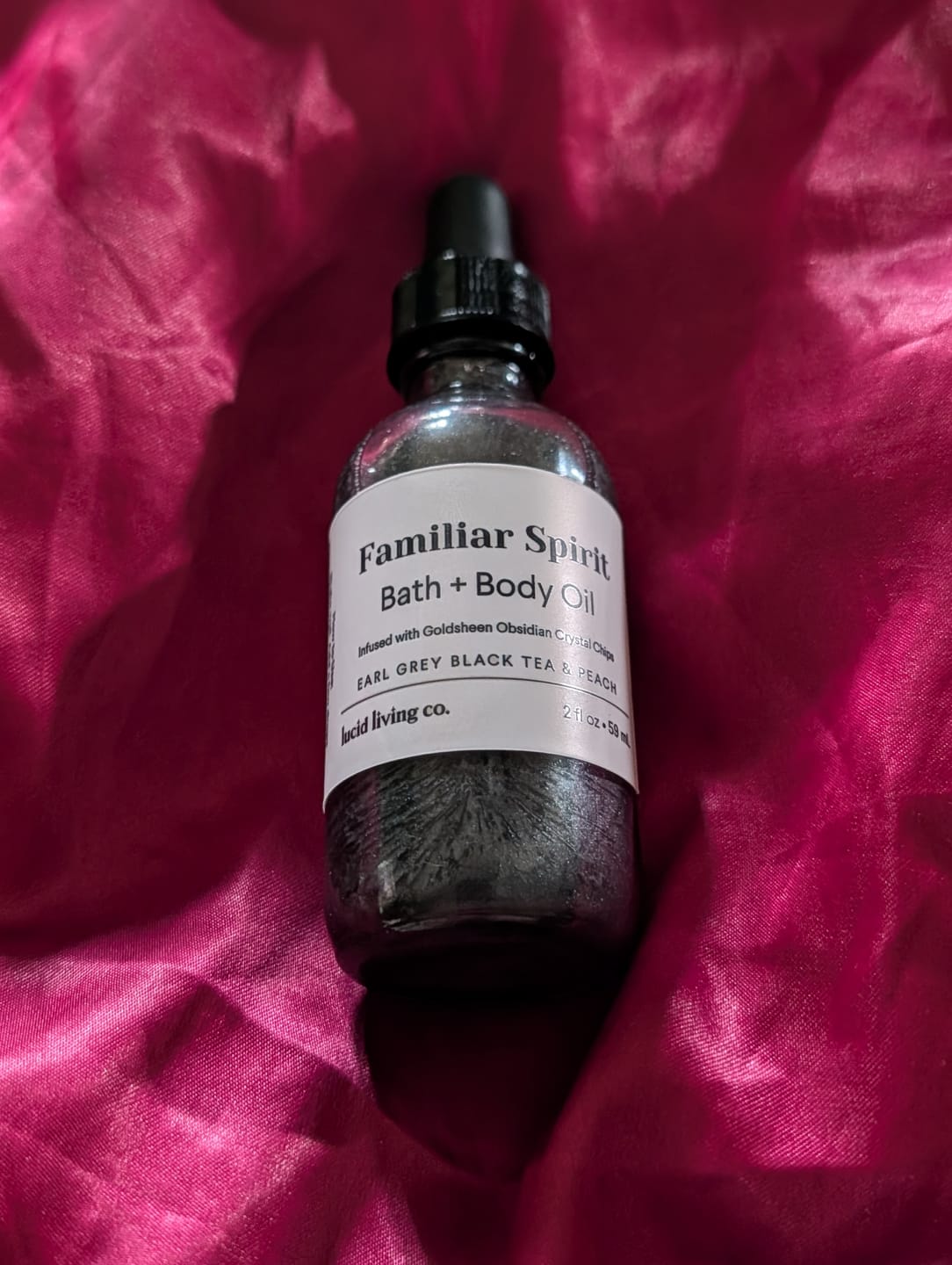 Customer photo review of Familiar Spirit Bath & Body Oil