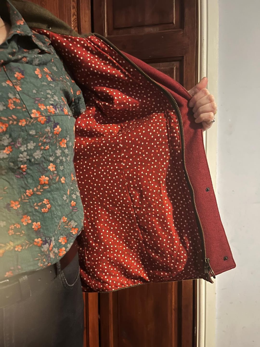 Customer photo review of Tiny Garden Cotton Sateen Fabric