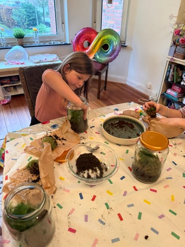 Customer photo review of Flaschengarten-Kindergeburtstags-Set