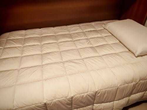 Customer photo review of Trapunta, Trapunta Invernale Double Face in Morbido e Caldo Velluto Bianco