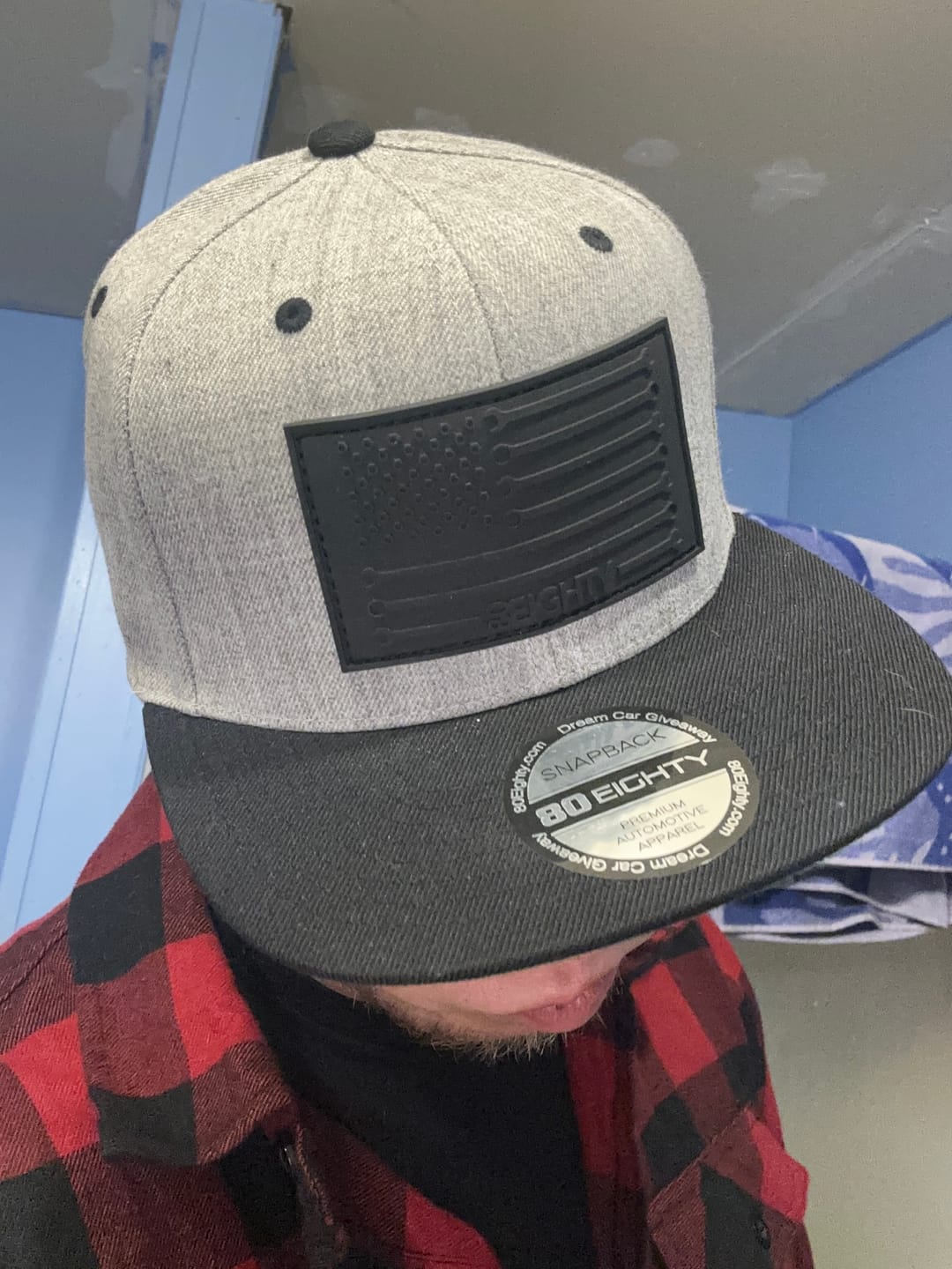Customer photo review of 80Eighty® Wrench Flag Hat