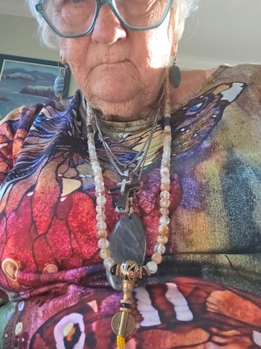 Customer photo review of Citrine Mala of Financial Blessings