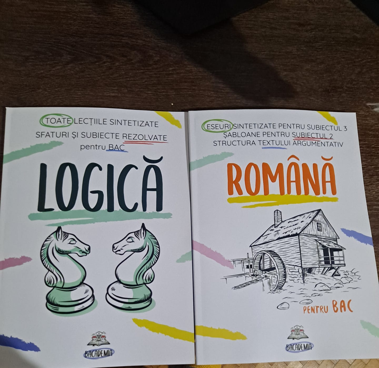 Customer photo review of Pachet Bacalaureat (Română + Logică) Bacademia