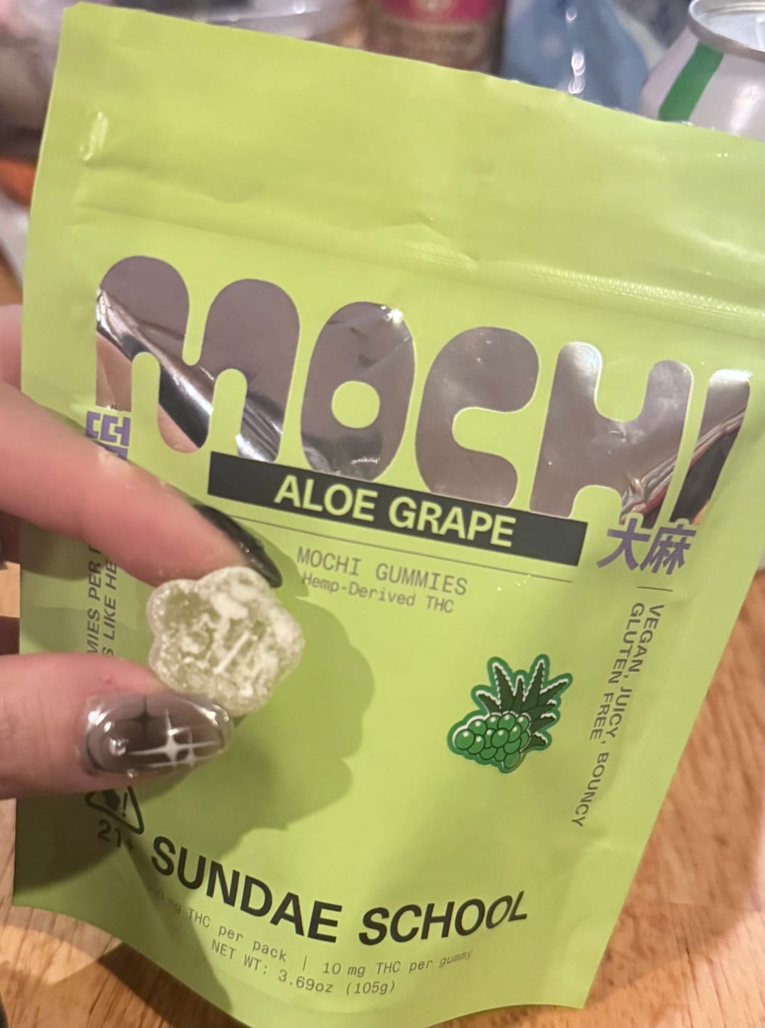 Customer photo review of Aloe Grape (10mg) Value Pack