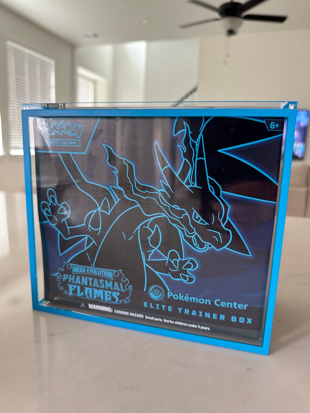 Customer photo review of Premium Colored Acrylic Pokemon Elite Trainer Box Case