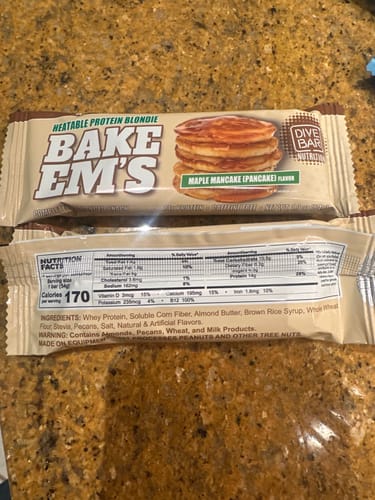 Customer photo review of Bake 'Ems - Maple Mancake - 6 bars