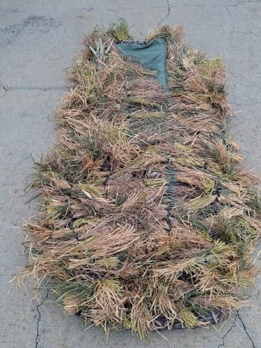 Customer photo review of Hunting Blind Raffia Grass (Pack)