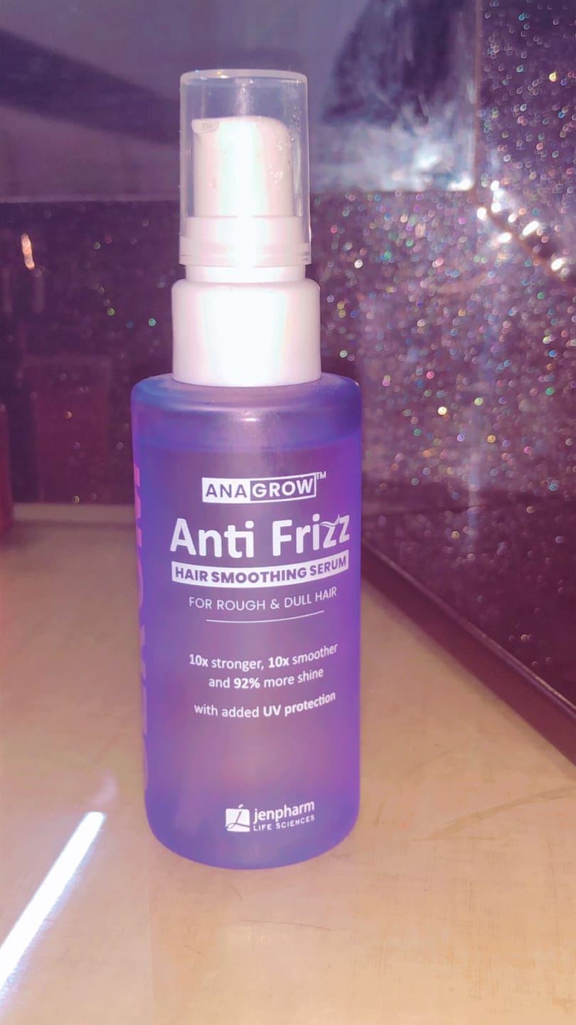 Customer photo review of Anagrow Anti Frizz Hair Serum