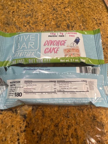 Customer photo review of DECAF Divorce Cake - 6 Bars