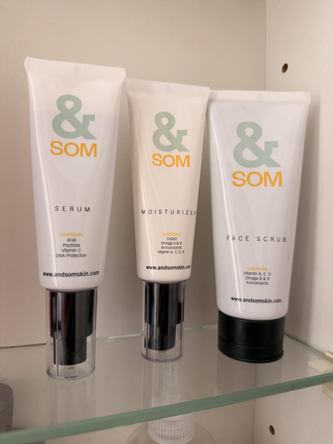 Customer photo review of The Men's Skincare Set