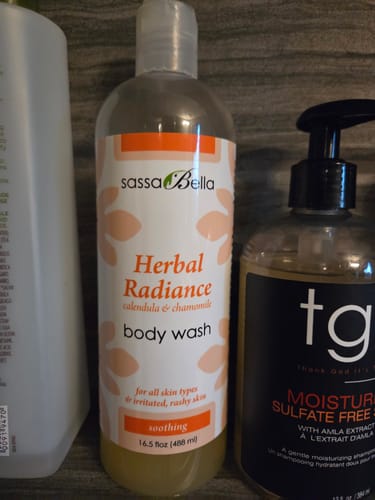Customer photo review of Herbal Radiance - Calendula Chamomile Body Wash