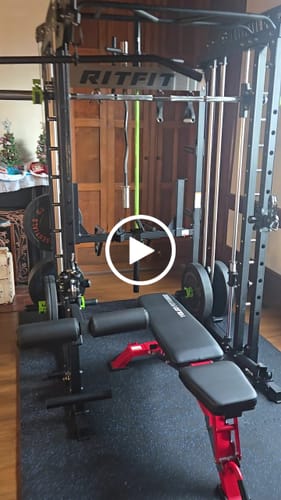 Customer video review of RitFit LPM1 Lat Pulldown & Leg Holder Attachment Bundle (Only for M1 PRO)