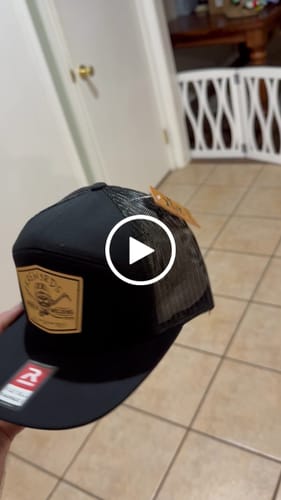 Customer video review of Premium Custom Leather Patch Hats (Wholesale)