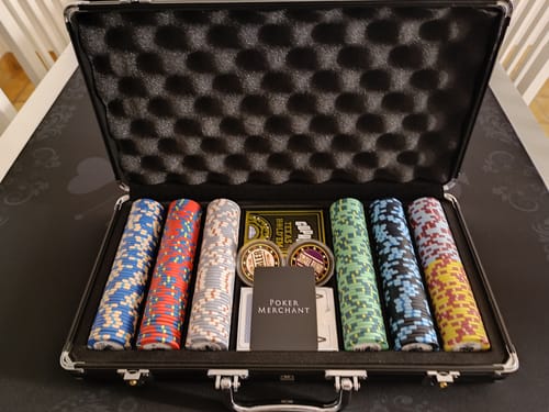 Customer photo review of Poker Case Aluminium Black 300