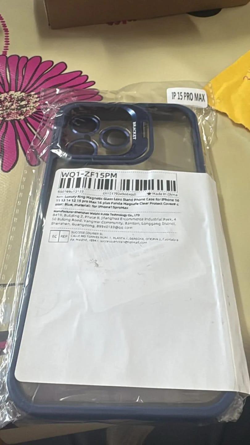 Customer photo review of LuxuryKase Magnetic Clear Case | Metal Ring Stand | Camera Lens Protector Rings | Shockproof Hard PC Back | Mag-Safe Compatible | TPU Bumper For iPhone & Samsung Series