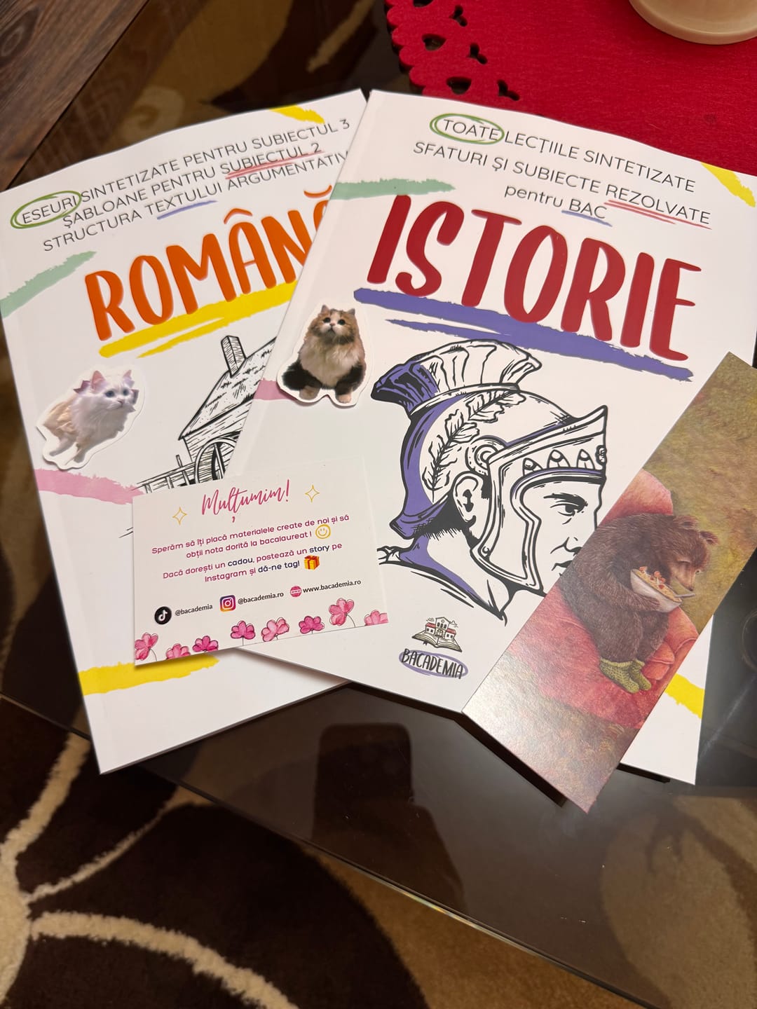 Customer photo review of Pachet Bacalaureat (Română + Istorie) Bacademia