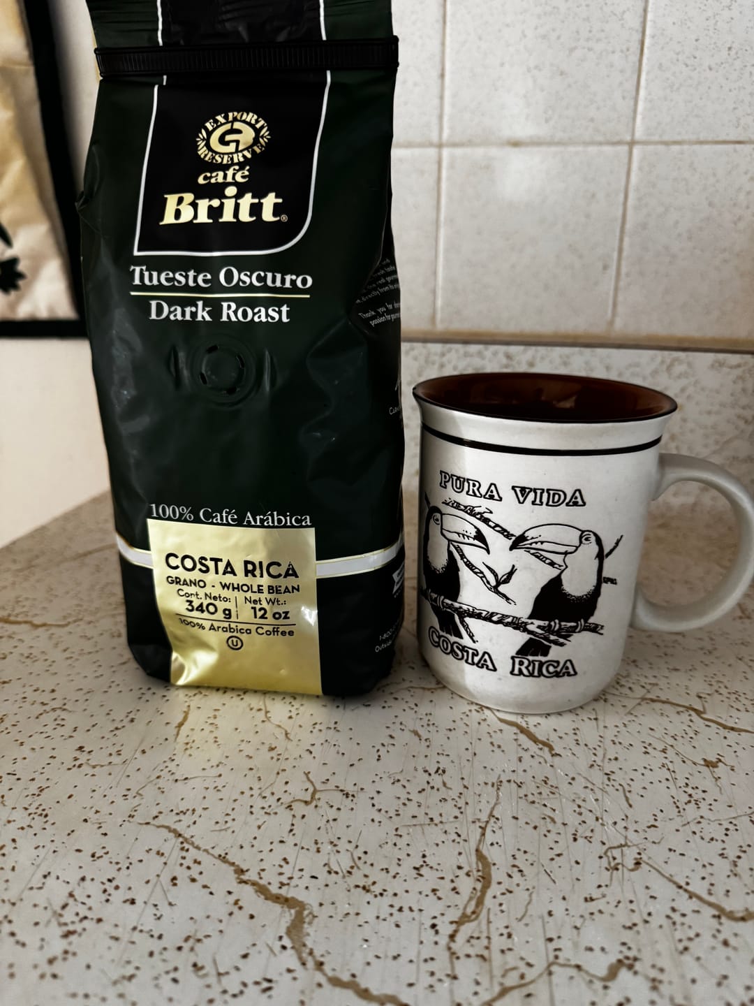 Customer photo review of COSTA RICAN DARK ROAST COFFEE