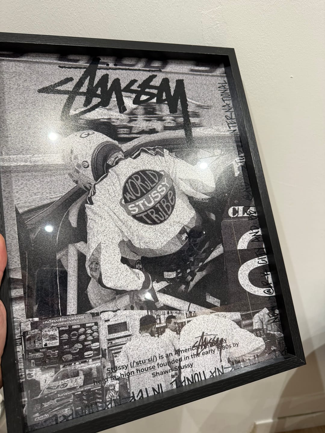 Customer photo review of Stüssy - Poster