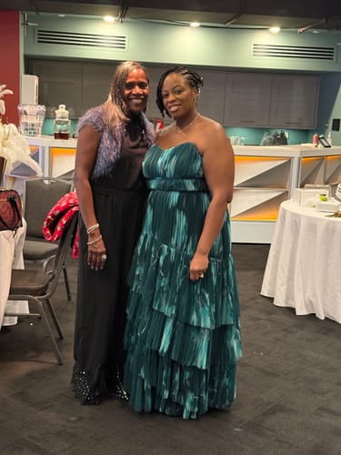 Customer photo review of lanza gown