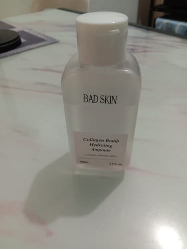 Customer photo review of Bad Skin™ Korean Collagen Bomb Hydrating Ampoule