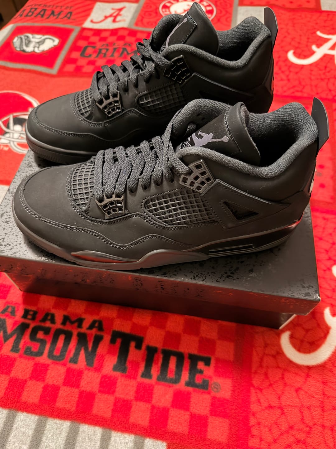 Customer photo review of Air Jordan 4 Retro Black Cat 2025
