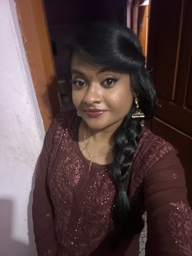 Customer photo review of Heer Chocolate Brown Viscose Georgette kurta