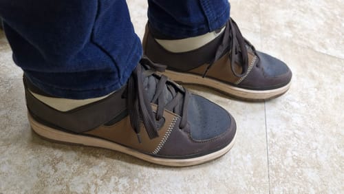 Customer photo review of Bacca Bucci Gourmet Collection: High-Top Sneakers Inspired by Dessert Indulgence