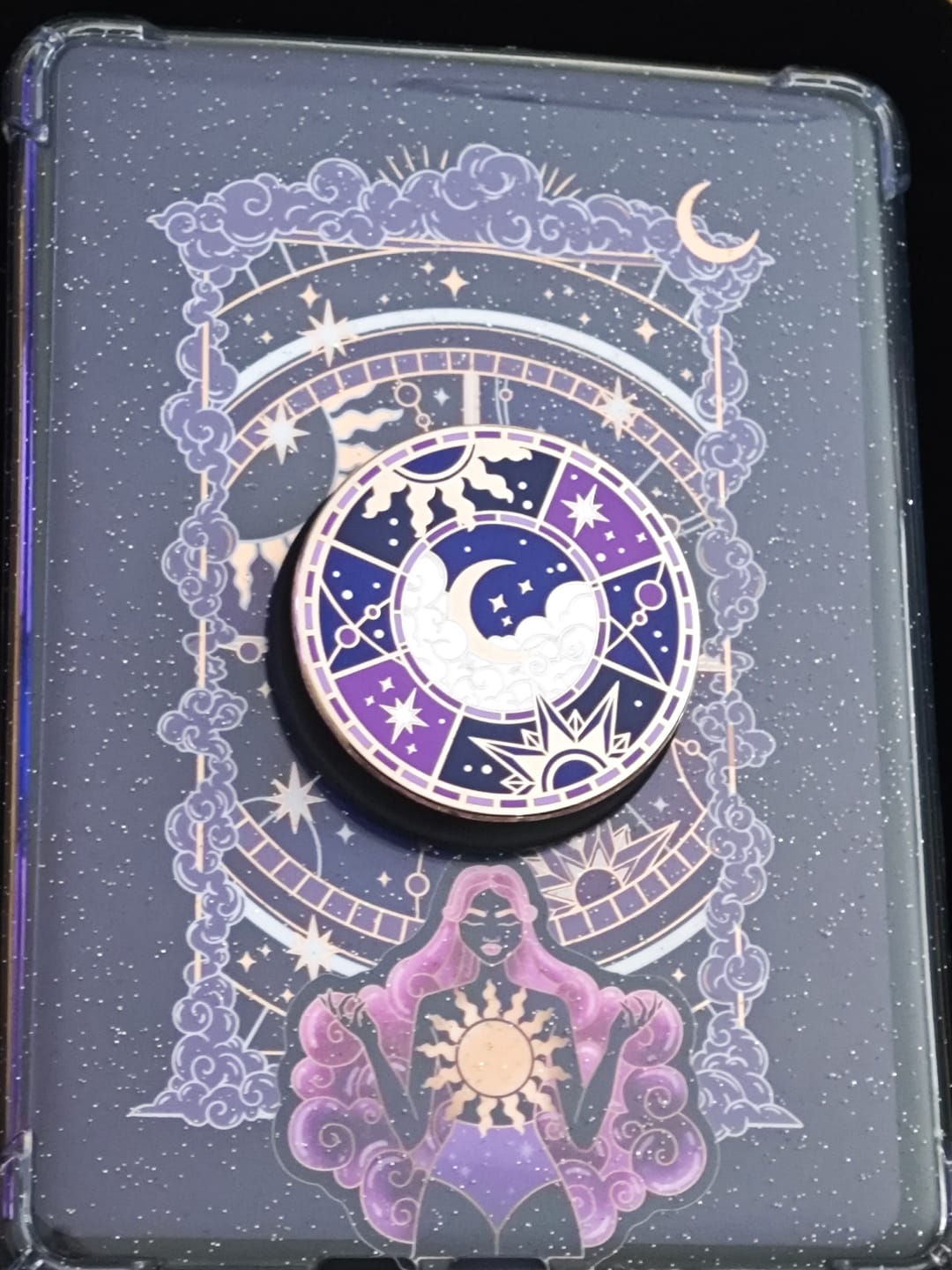 Customer photo review of Otherworldly Purple - Kindle Sticker Insert