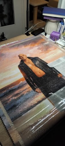 Customer photo review of Diamond Painting Eigenes Bild