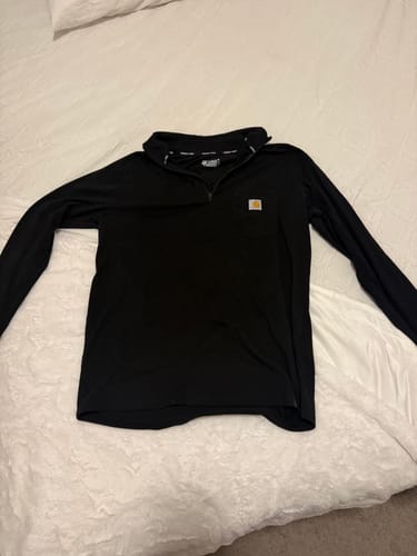 Customer photo review of CARHARTT FORCE 1/4 ZIP UP SWEATER