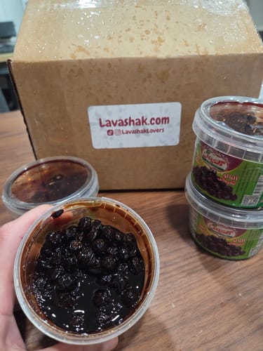 Customer photo review of Tub of Juicy Sour Cherries