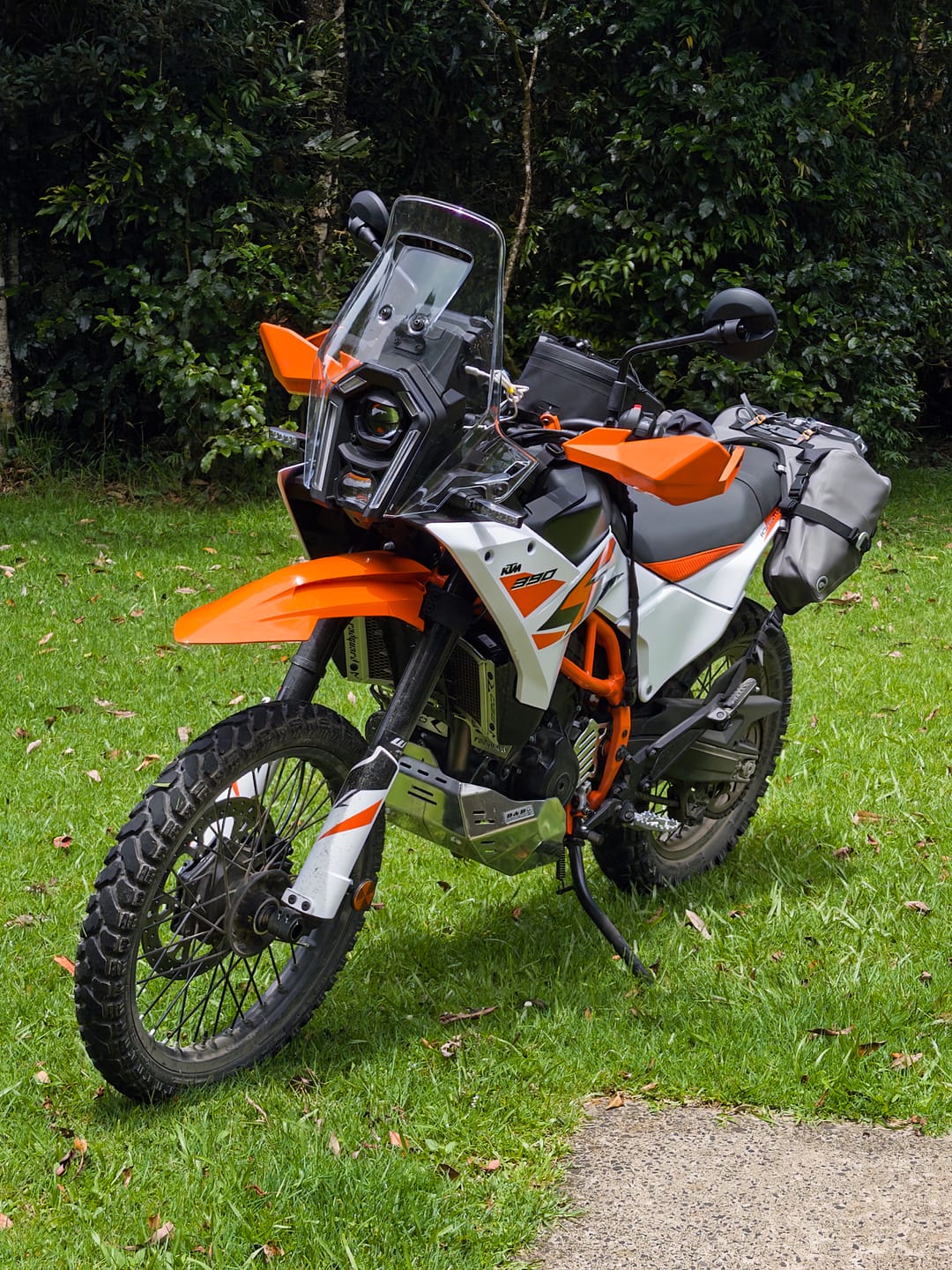 Customer photo review of KTM 390 Adventure R 2025-2026 Radiator & Engine Guard Set