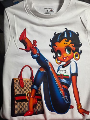 Customer photo review of DTF Ink 100ml Set (2 Whites, 1 Cyan, 1 Magenta, 1 Yellow, 1 Black)