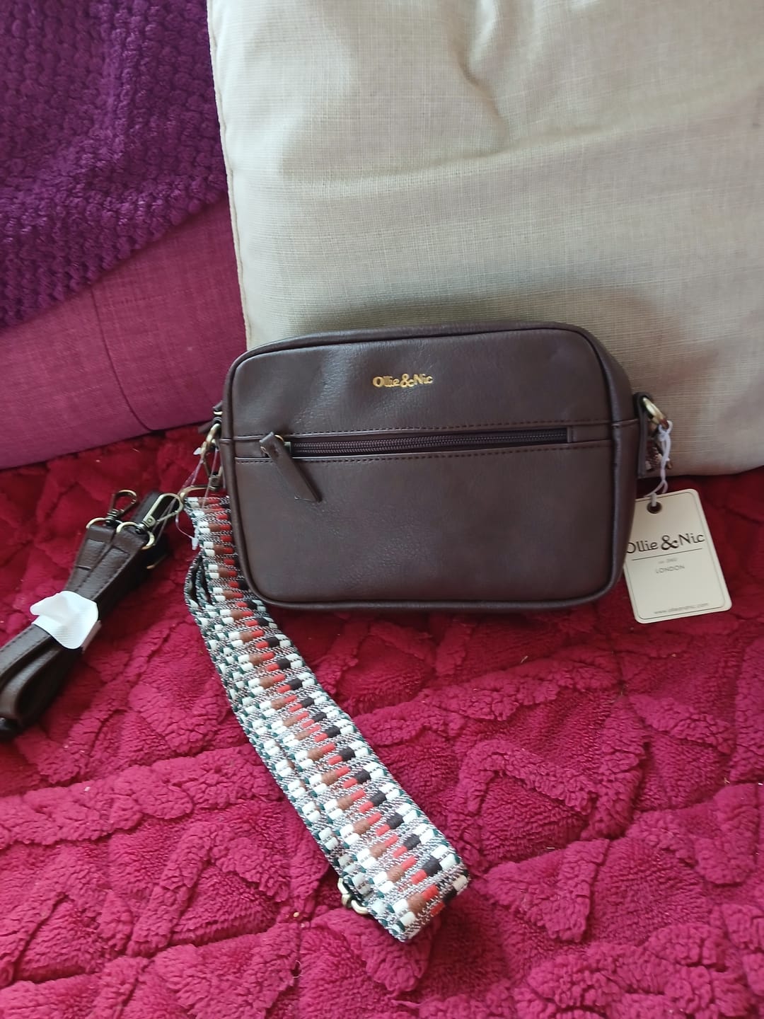 Customer photo review of Gigi Crossbody - Chocolate