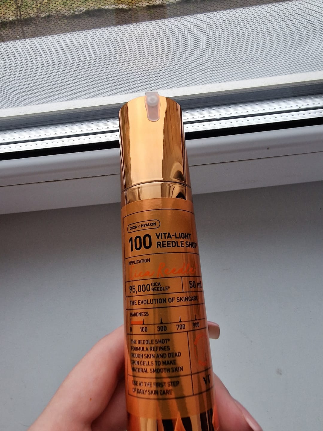 Customer photo review of Serums-būsteris ar mikroadatām un C vitamīnu VT Cosmetics Reedle Shot Vita-Light Reedle Shot 100